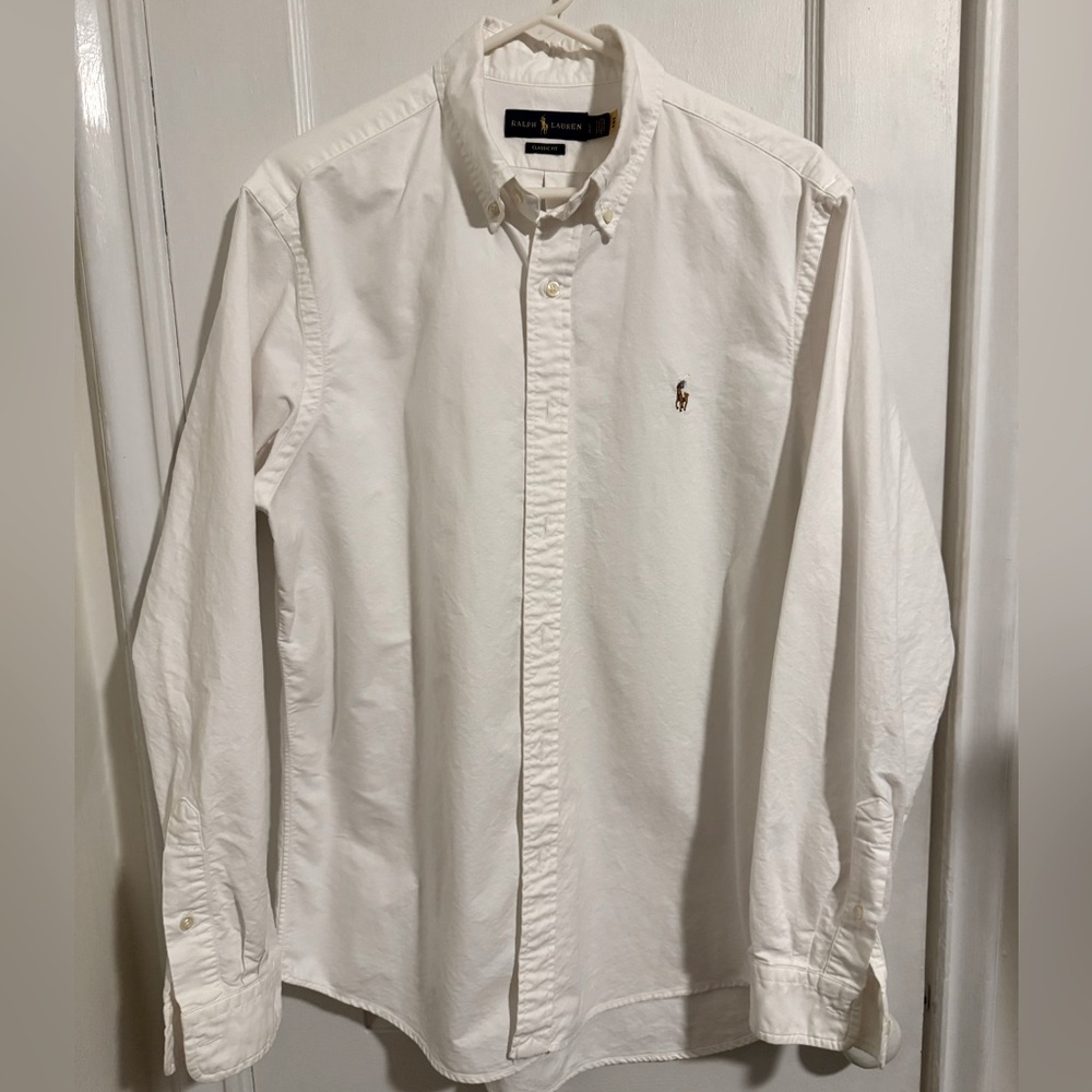 Ralph Lauren Men’s Button up size L White